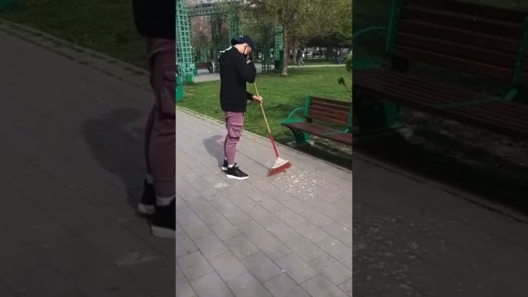 (Video) Bucureştenii, puşi să măture cojile de seminţe pe care le scuipă pe jos