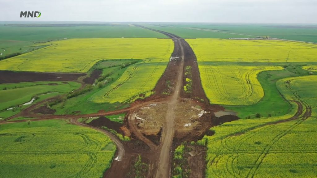 (VIDEO) Au debutat lucrările pe lotul 3 al drumului expres Craiova-Pitești