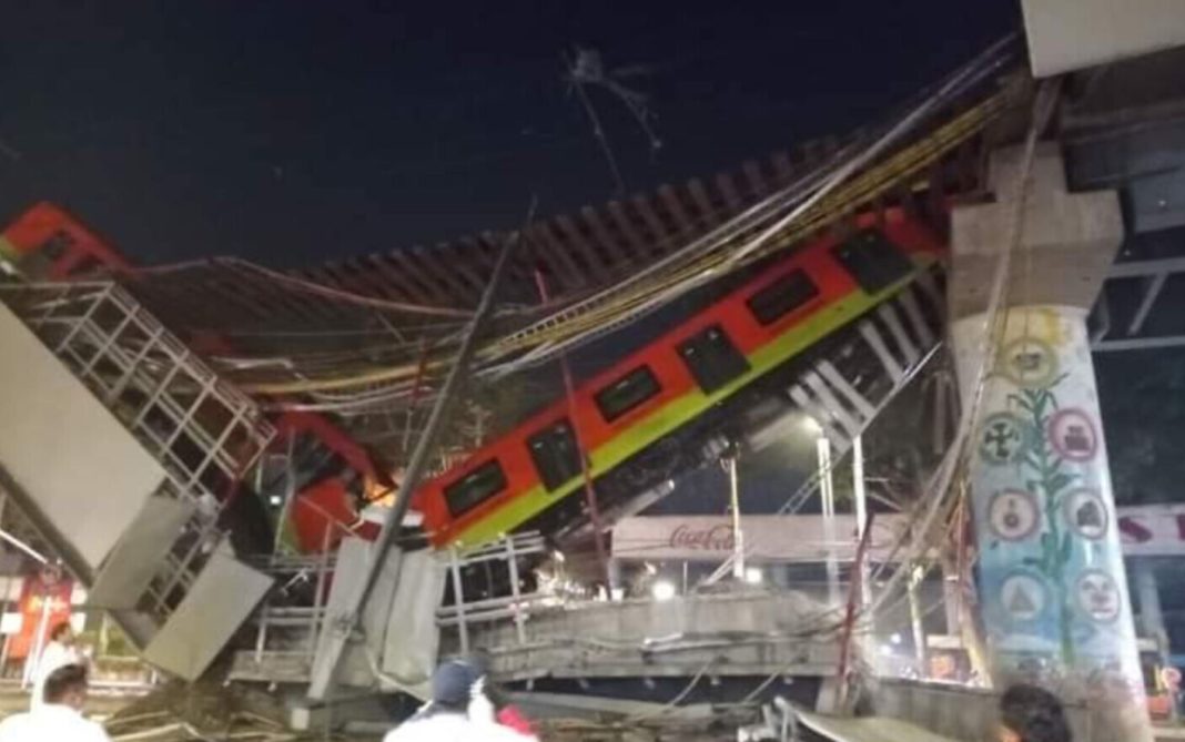 Cel puţin 13 morţi şi 70 de răniţi într-un accident la metroul suspendat din Mexic