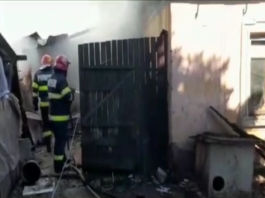 Olt: Incendiu la o casă din Slatina