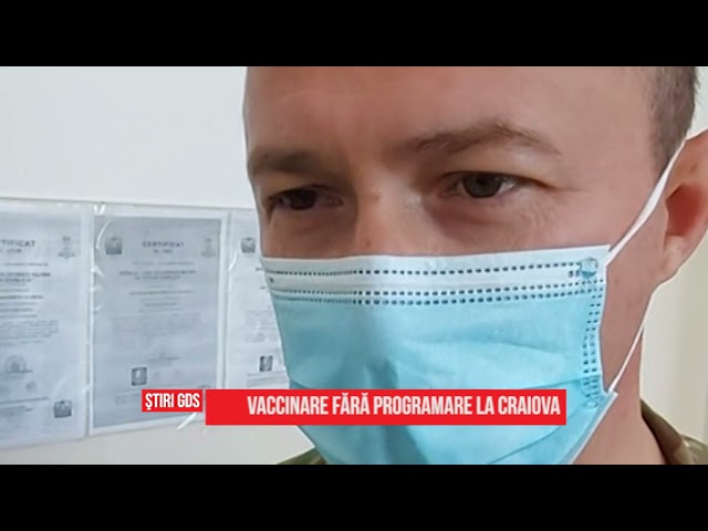 Vaccinare fără programare la Craiova: „Am venit din străinătate special pentru vaccin. Ştiu oameni care au murit”