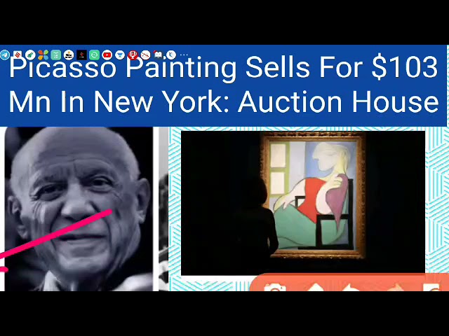 (VIDEO) Un tablou de Picasso, vândut pentru suma de 103 milioane de dolari