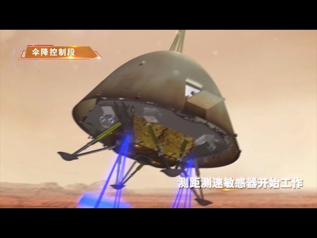 (VIDEO) Micul robot teleghidat Zhurong a ajuns pe Marte