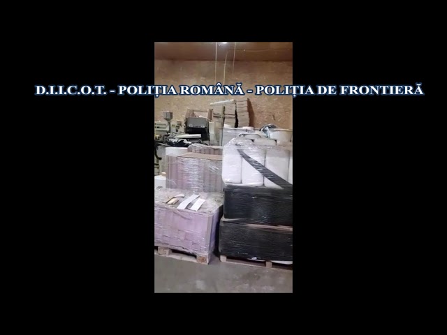 (VIDEO) Fabrică clandestină de producere și ambalare de țigarete, descoperită în Dolj