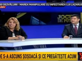 Scandal la tv între Diana Șoșoacă și Ringo Dămureanu
