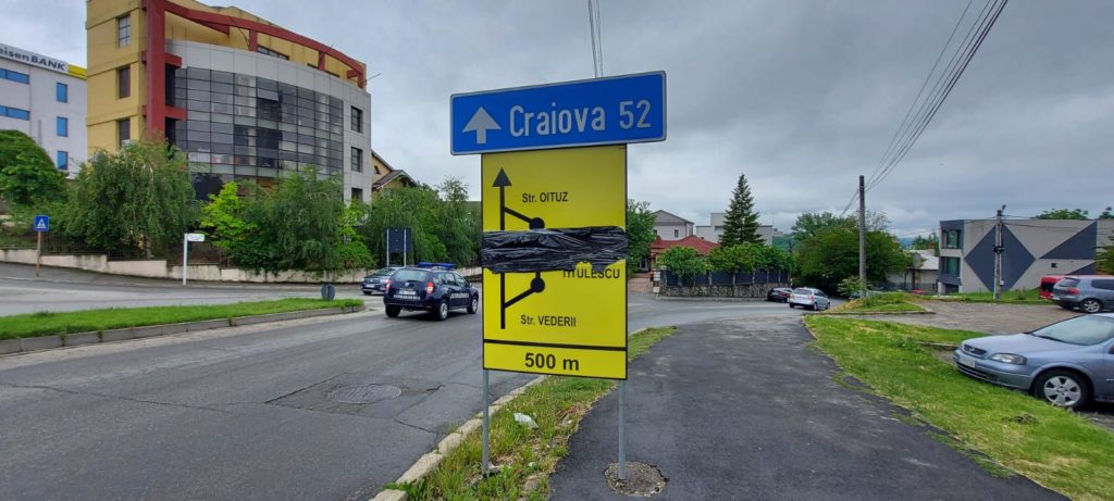 Strada Vintilă Vodă din municipiul Slatina este închisă