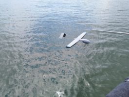 O dronă militară a fost găsită plutind în Marea Neagră, în apele teritoriale românești