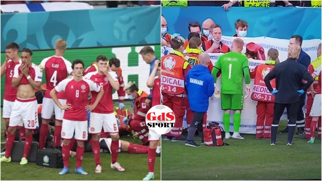 Euro 2020 / Clipe de groază la meciul Danemarca – Finlanda. Christian Eriksen a fost resuscitat!