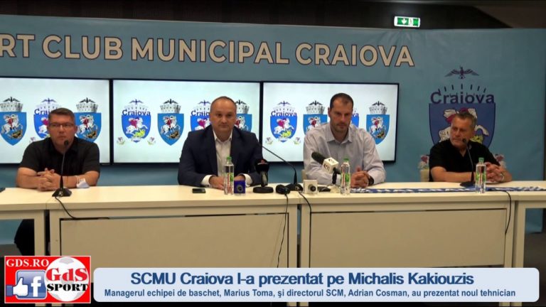 Michalis Kakiouzis, un nume uriaş pe banca tehnică a SCMU Craiova