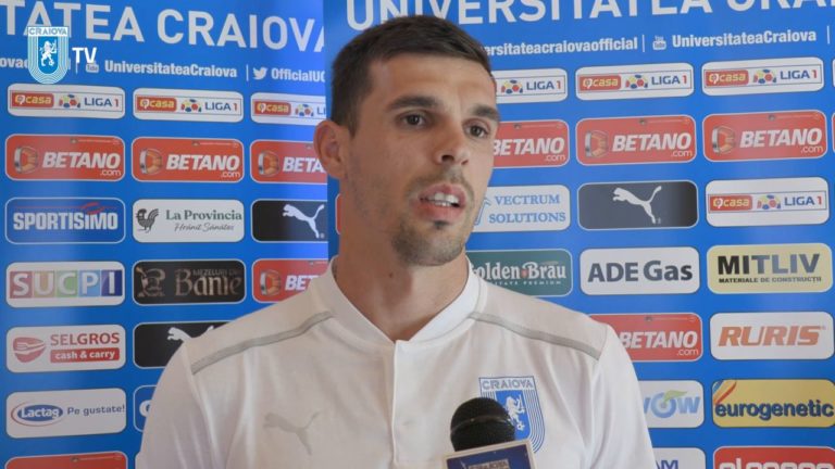 Liga 1 / David Lazar: „Supercupa vreau să fie primul meu trofeu cu Universitatea Craiova“