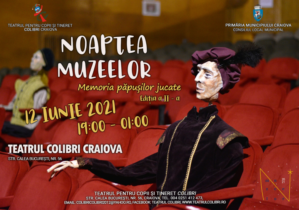 Noaptea muzeelor, în lumina reflectoarelor, la Teatrul Colibri