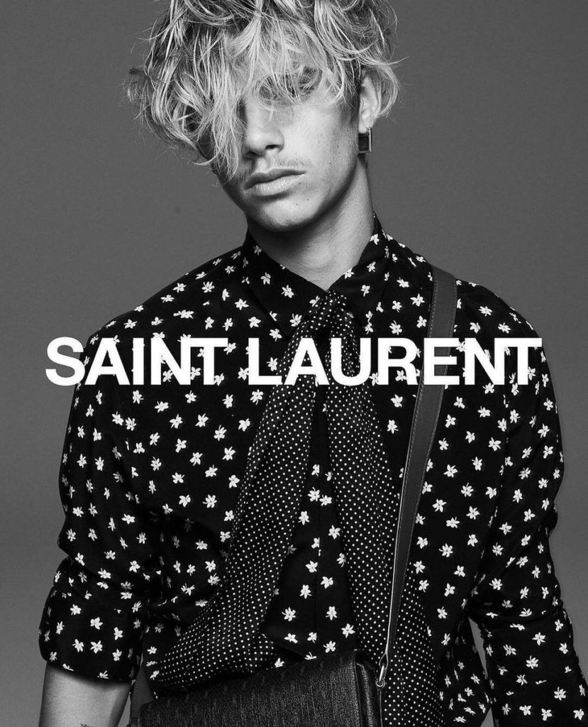 Fiul lui David Beckham, imaginea casei de modă Yves Saint Laurent