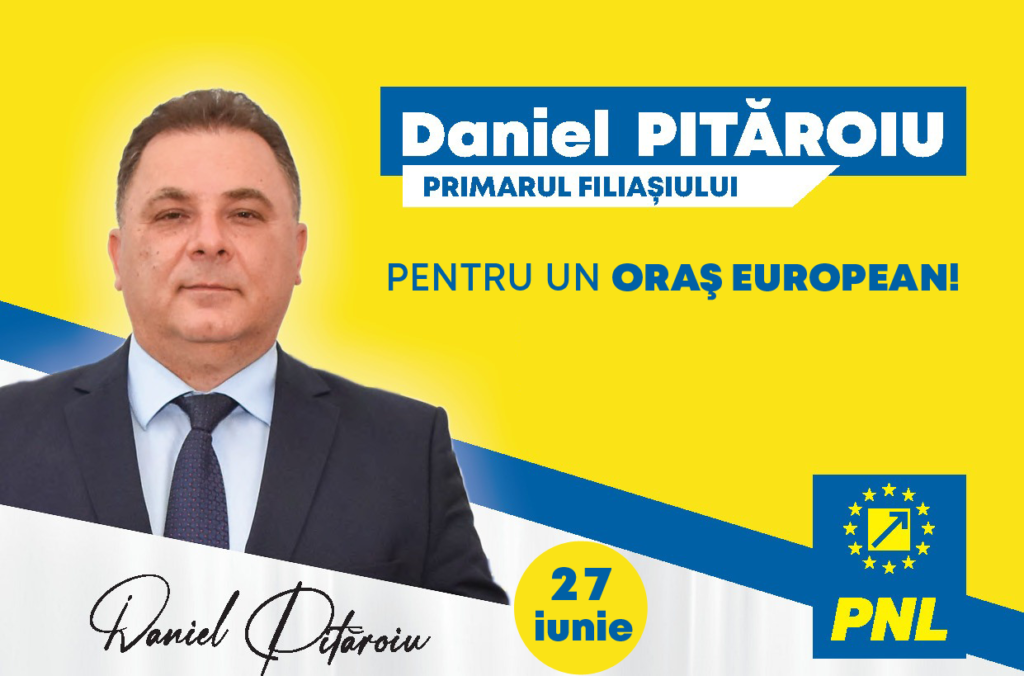 Daniel Pităroiu, primarul care va transforma Filiaşiul într-un oraş cu adevărat european
