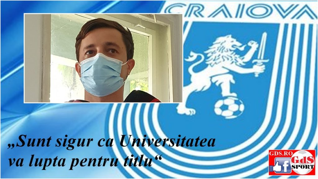 Gustavo Vagenin: „Am revenit acasă, la Craiova, sunt foarte fericit“