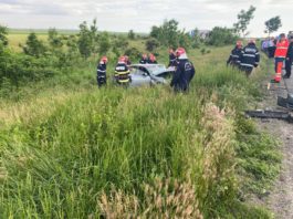 Accident cumplit în Buzău. Patru mașini implicate, o persoană decedată, iar alte cinci în stare gravă