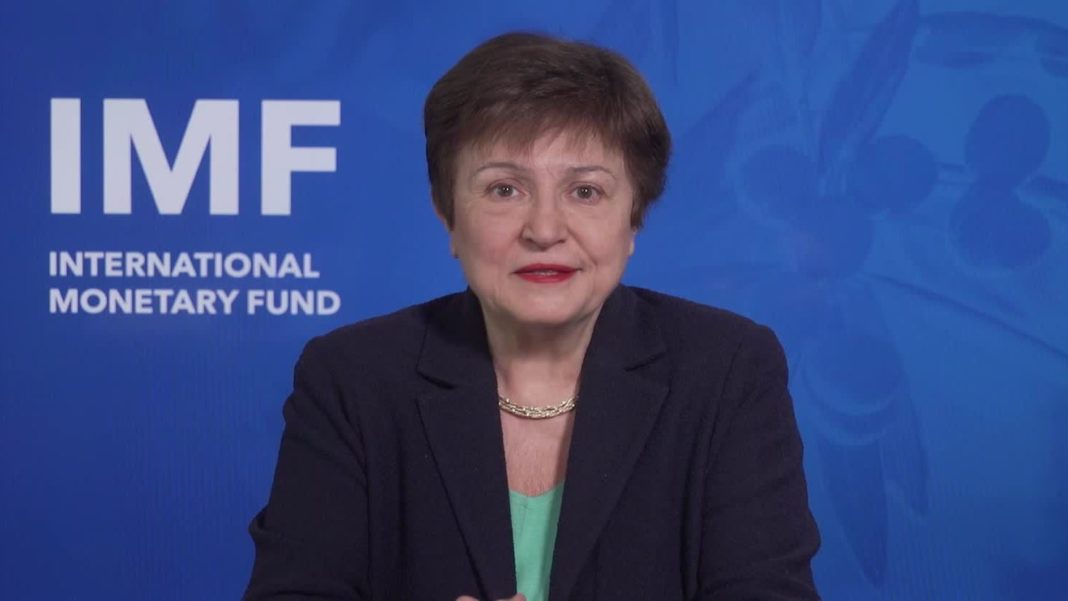 Georgieva a spus că liderii Grupului celor Şapte economii bogate (G7) şi-au dat acordul ca FMI să continue să lucreze la acest plan