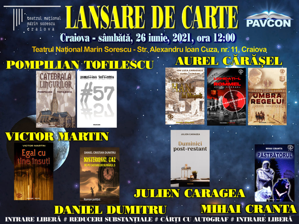 Maratonul lansărilor de carte la Teatrul National din Craiova