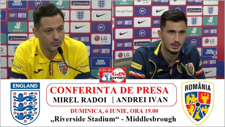 Mirel Rădoi și Andrei Ivan au prefațat amicalul Anglia – România. Vezi video!