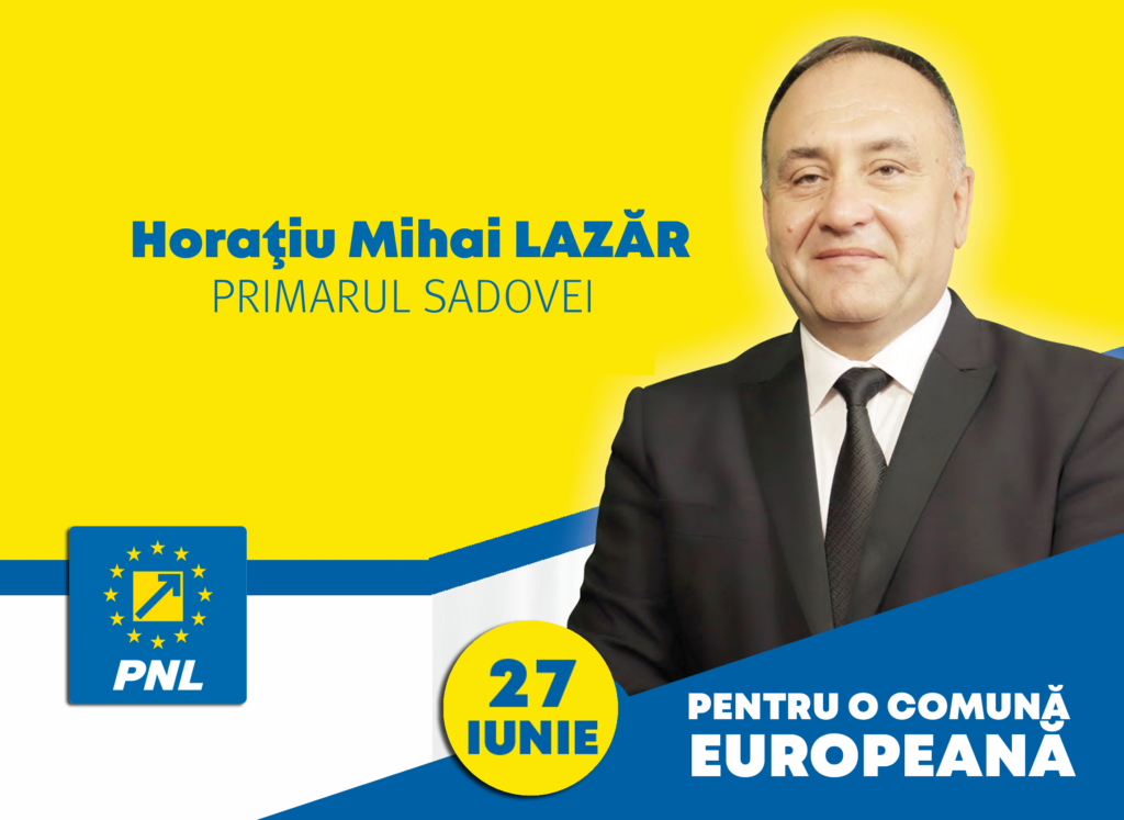 Horaţiu Mihai Lazăr, un profesionist pentru Primăria Sadova