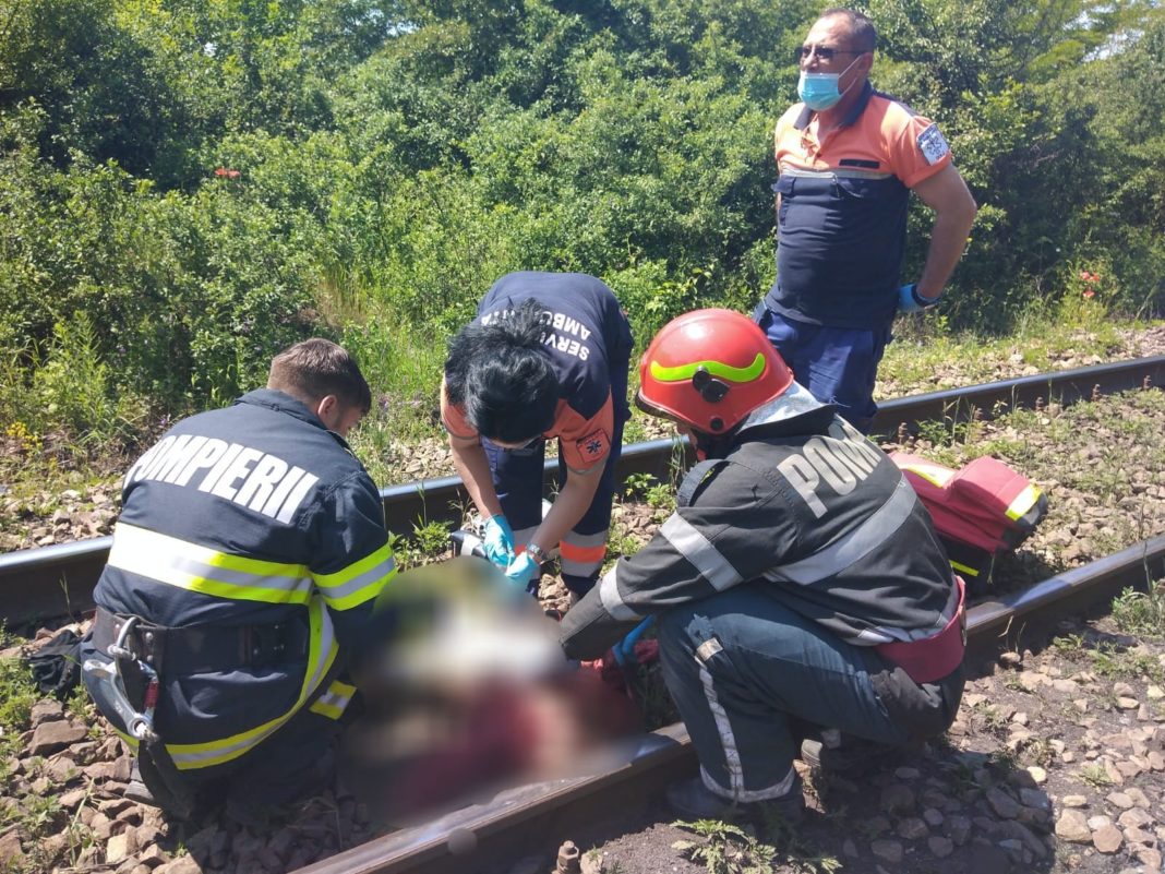 Un accident mortal de tren a avut loc în localitatea mehedințeană Lunca Banului