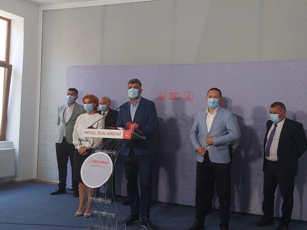Marcel Ciolacu, președintele PSD, continuă să critice proiectul PNRR și în campania pentru alegerile parțiale din Dolj