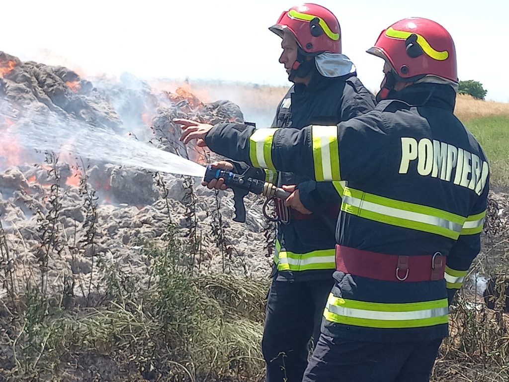 Incendii de vegetație în județul Mehedinți