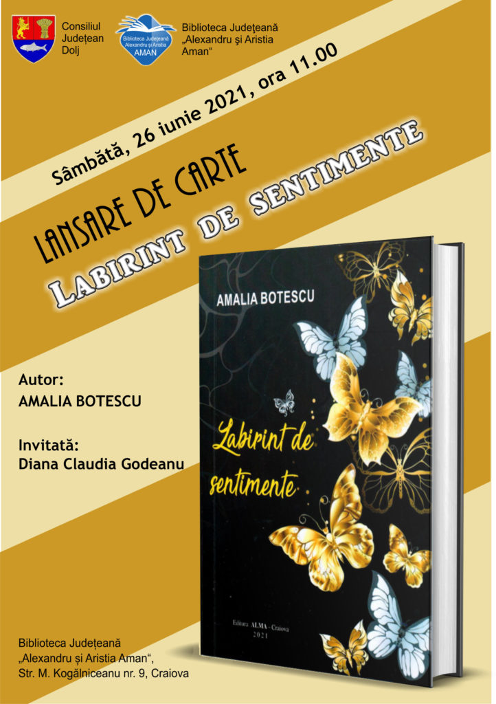 Craiova: Lansare de cartea Bibliotecii „Aman“