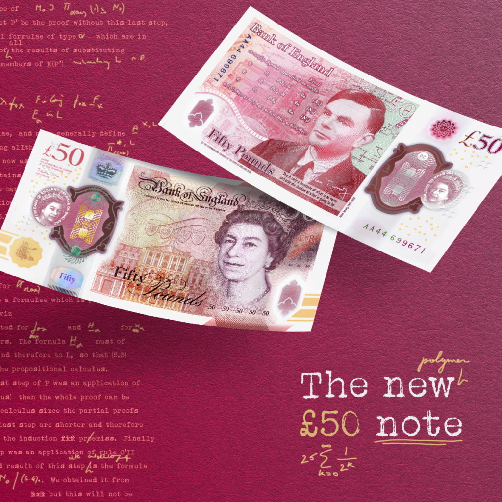 Noua bancnotă britanică de 50 de lire sterline a intrat în circulație