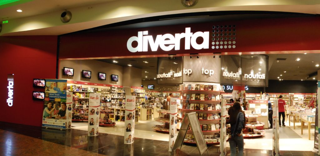 Lanțul de librării Diverta și-a cerut insolvența