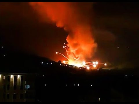 (VIDEO) Explozii puternice la depozitele de muniţii ale unei uzine de armament din Serbia