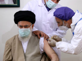 Ayatollahul Ali Khamenei s-a vaccinat cu primul vaccin anti-Covid realizat în Iran