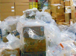 Prezervative și baterii contrafăcute, descoperite într-un container sosit din China