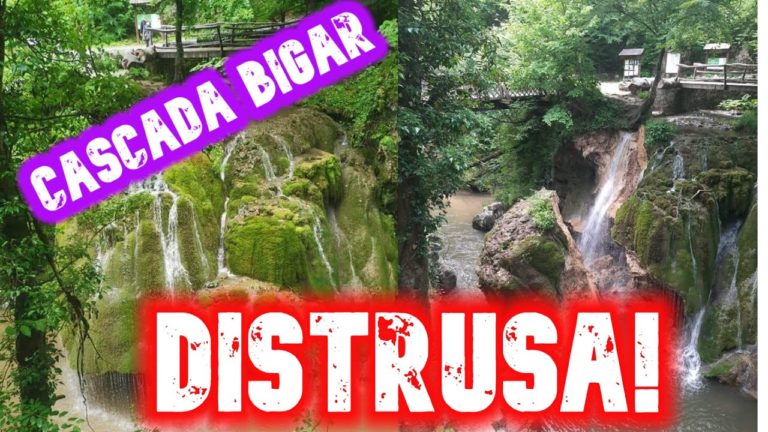 (VIDEO) Cascada Bigăr s-a prăbușit