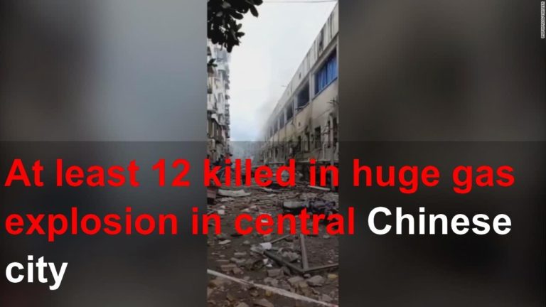 (VIDEO) Cel puțin 12 persoane, ucise într-o explozie puternică în China