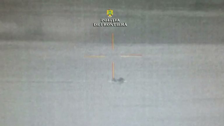 Opt migranți, din care trei minori, au traversat Dunărea cu o barcă gonflabilă