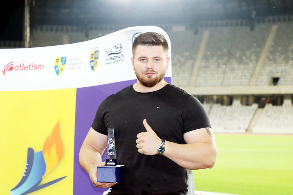 Atletism / Rareş Toader, nou record naţional la aruncarea greutăţii!