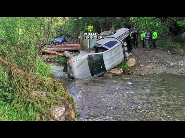 (VIDEO) Şofer oprit cu focuri de armă la frontieră