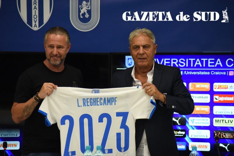Cu Laur, spre lauri! Reghecampf a fost prezentat oficial la Universitatea Craiova