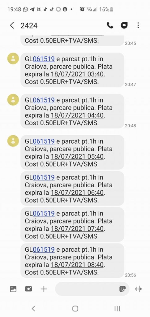 A vrut să plătească o oră de parcare, a fost taxat pentru 12 ore