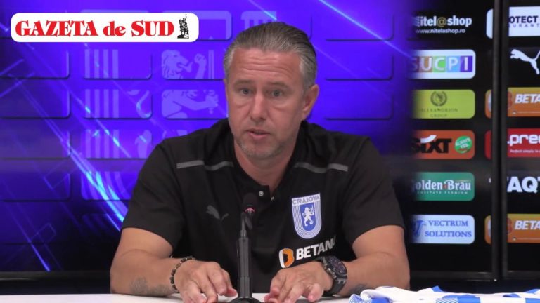 „U“ Craiova – Botoșani / Reghecampf: „Sperăm să reușim să ne câștigăm meciul“