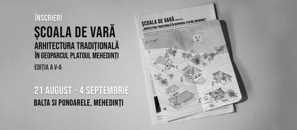 Înscrierile la școala de vară Arhitectura GpMH, ediția a V-a, au început