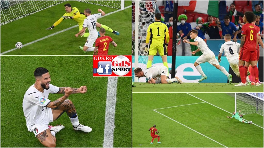 Euro 2020 / Italia continuă lupta pentru trofeu, în dauna Belgiei