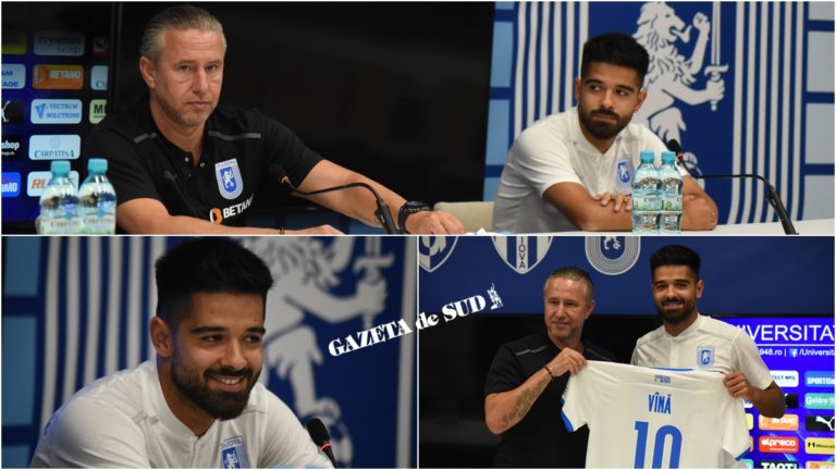 „U“ Craiova are un nou număr 10! Ionuț Vînă: „Îmi doresc să câștig trofee!“
