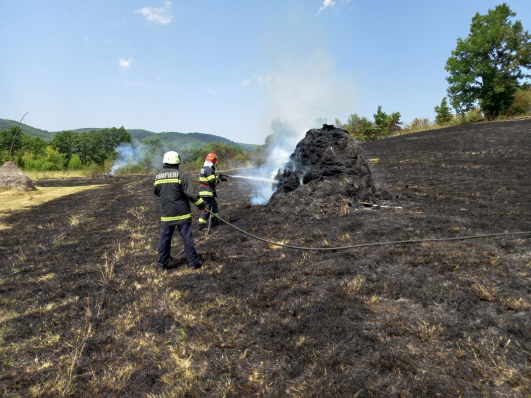 Pompierii au localizat și stins incendiul