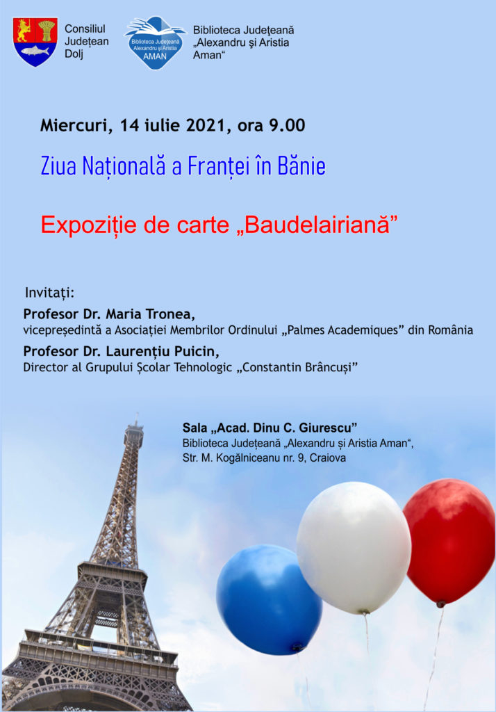 Expozție de carte „Baudelairiană” la „A