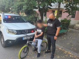 Hoț de biciclete prins de polițiștii de la Secția 4 poliție Craiova