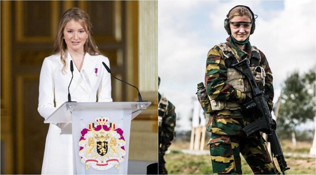 Prințesa Elisabeta a Belgiei este în armată