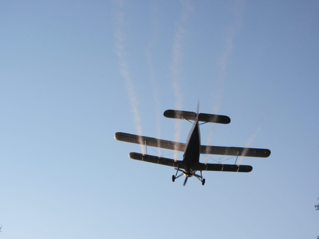 Dezinsecție aeriană timp de două zile în Craiova