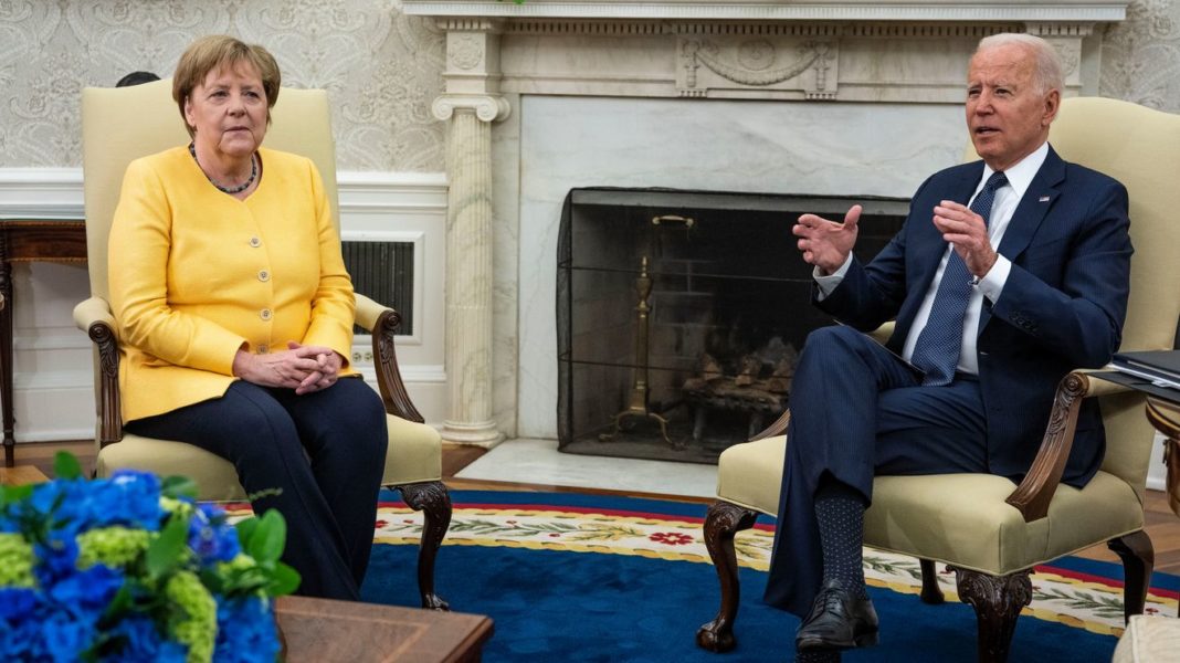 Joe Biden și Angela Merkel promit că vor lucra pentru a se opune agresiunilor Rusiei