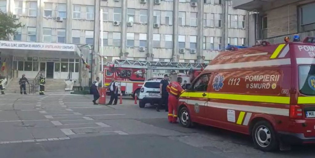 Incendiu într-o sală de operație la Spitalul Județean Constanța